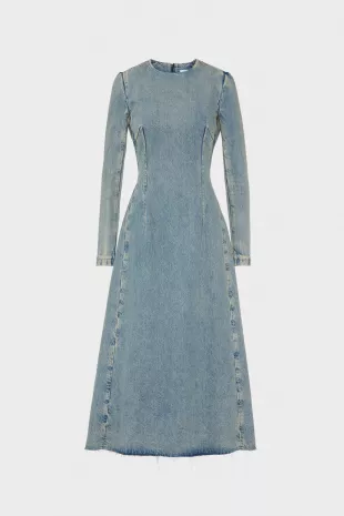 Denim Midi Dress