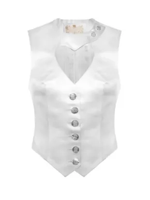 Ladies of London S04 Myka Meier Heart Cutout Vest