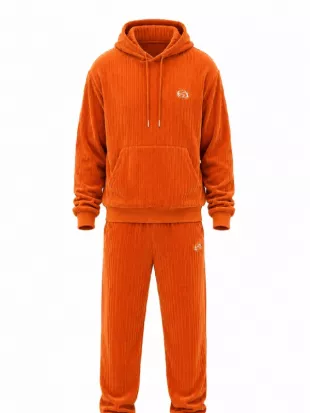The Neighborhood S08 Calvin Butler Orange Tracksuit