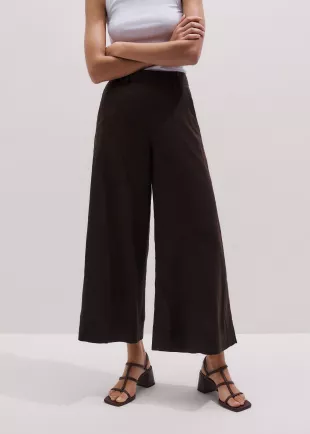 Crop Wide-Leg Trouser