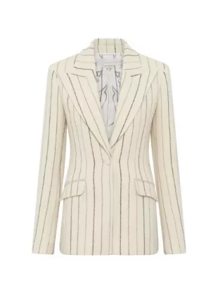 The Devil Wears Prada 2 Anne Hathaway Pinstripe Blazer