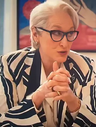 The Devil Wears Prada 2 Meryl Streep Striped Blazer