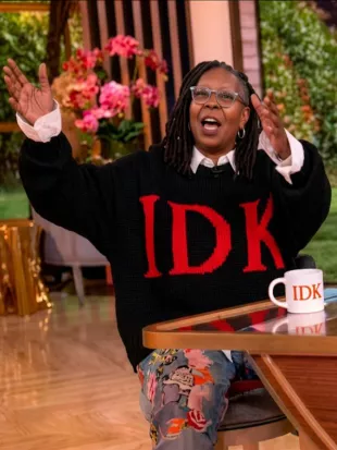 The View 2026 Whoopi Goldberg IDK Oversized Sweater