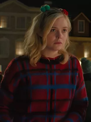 Margos Got Money Troubles 2026 Elle Fanning Plaid Sweater