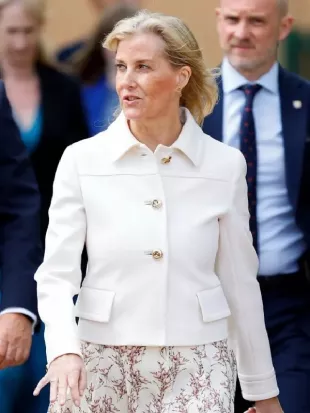 Sophie Airbus Defence and Space 2026 White Jacket