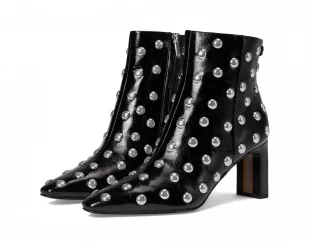Saige Stud Zipper Bootie