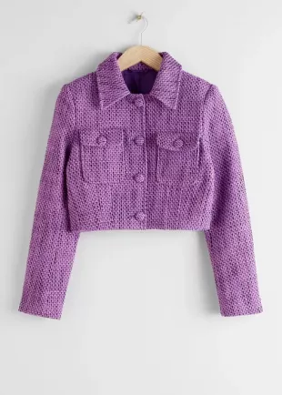 Cropped Tweed Jacket