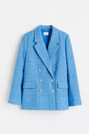 Blue Tweed Blazer