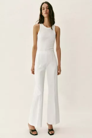 High-Waisted with Back Zip