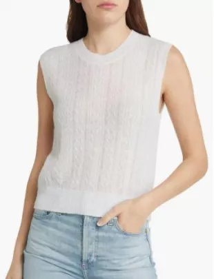 Kyle Cable Sweater Vest