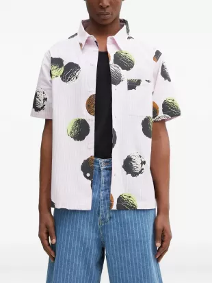 Icecream-Print Shirt