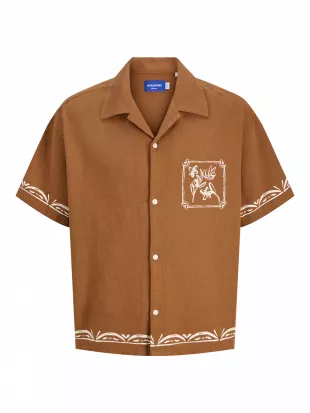 Wide Fit Resort Collar Shirt