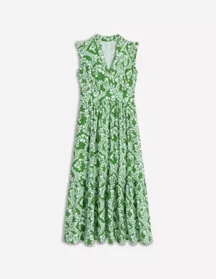 Wren Double Cloth Midi Dress