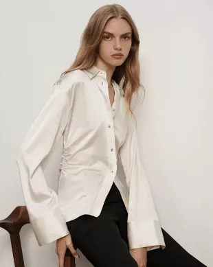 Shiona Stretch-Silk Blouse