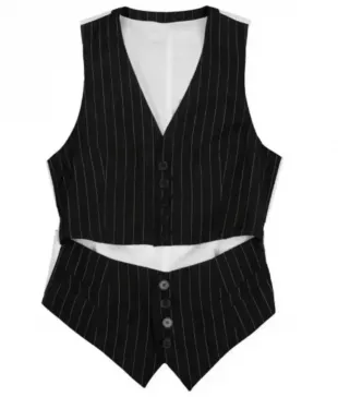 Pinstripe Vest