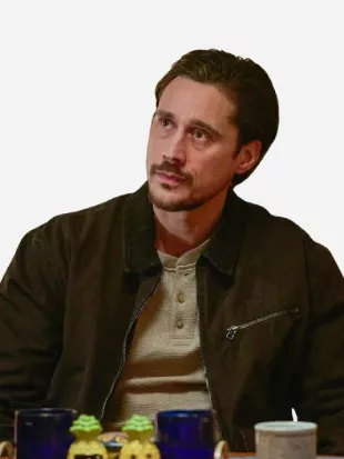 Memory Of A Killer Peter Gadiot Brown Jacket