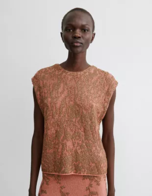 Brocca Vest in Melon Bronze