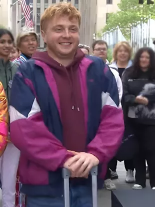 The Today Show 2026 Sam Tutty Colorblock Windbreaker Jacket