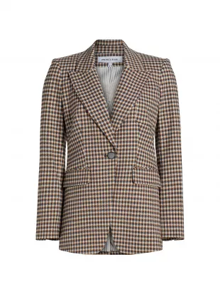 Livvy Check Dickey Jacket