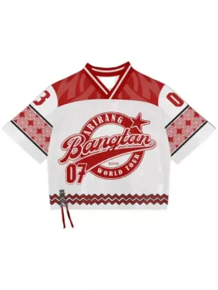 BTS Arirang World Tour White and Red Jersey