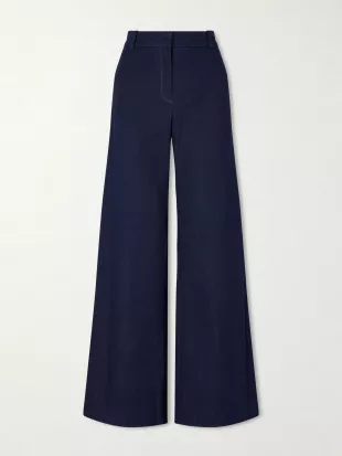 Crue Cotton Blend Wide Leg Pants