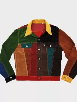 Rock the Block Ty Pennington Corduroy Multicolor Jacket