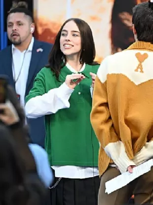 Billie Eilish LA Green Polo Shirt