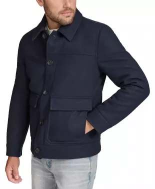 Men's Warwick Twill Chore Shirt Jacket