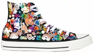 Wmns Chuck Taylor All Star High 'Sticker Print