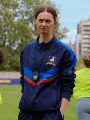 Ted Lasso S04 Juno Temple Blue Track Jacket