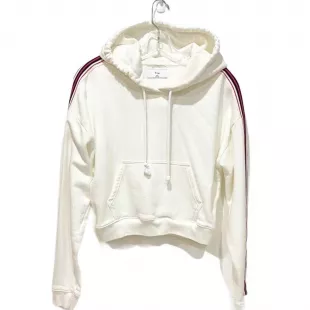The Iconic Hoodie Cream Cropped