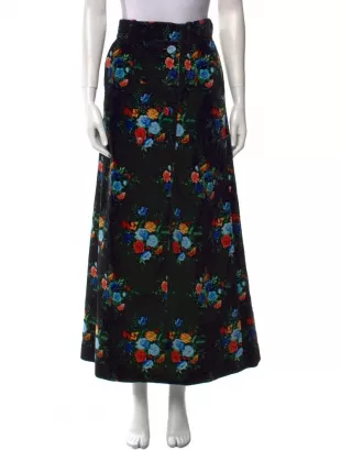 Floral Midi Skirt
