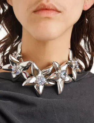 Crystal Clear Mega Starlink Necklace