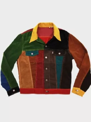 Rock the Block Ty Pennington Corduroy Multicolor Jacket