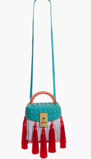 Tassel Great Leather Box Bag