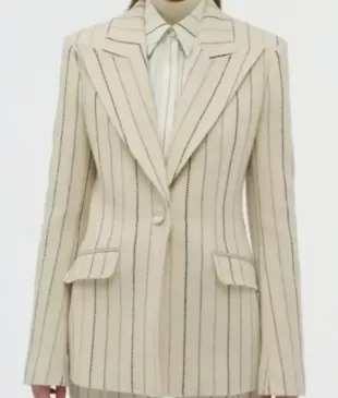 Pinstripe Blazer
