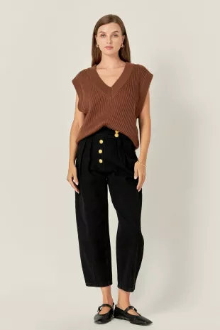Oversized Sweater Vest