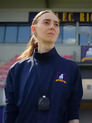 Ted Lasso S4 Tanya Reynolds Blue Track Jacket