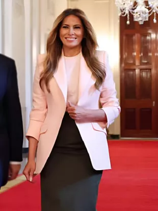 Mother’s Day Event 2026 Melania Trump Pink Blazer