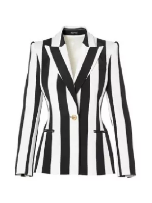 American Idol S24 Paula Abdul Stripe Blazer