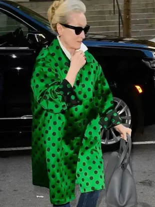 Meryl Streep The Devil Wears Prada 2 Polka Dot Coat