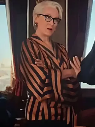 The Devil Wears Prada 2 Meryl Streep Stripe Robe