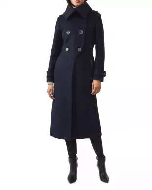 Elodie Double Face Wool Tailored Coat