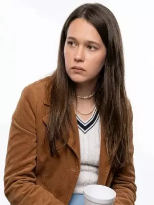 Beef S02 Cailee Spaeny Brown Jacket