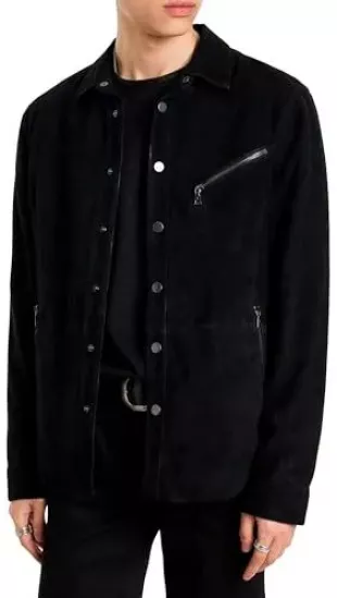 Kadd Suede Shirt Jacket