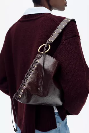 Eyelet Shoulder Bag