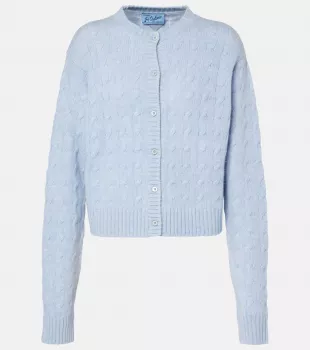 Re-Cashmere Cable-knit Cardigan