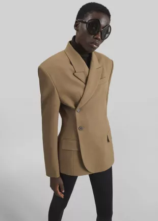 Blerick Crossover Blazer in Camel