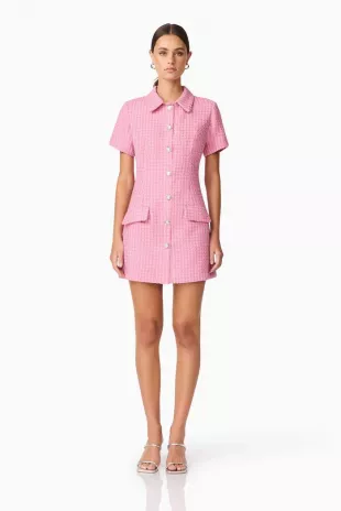 Alia Short Sleeve Mini Dress