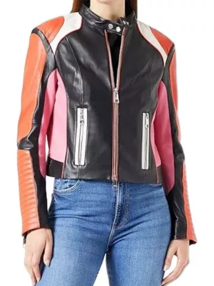 Motorvalley 2026 Giulia Michelini Leather Jacket